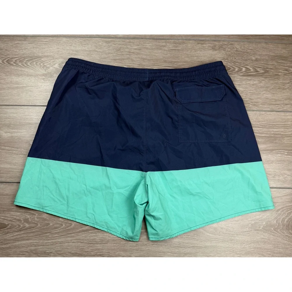 Patagonia Mens Hydro Series Boardshorts Colorblock Navy Teal XXL